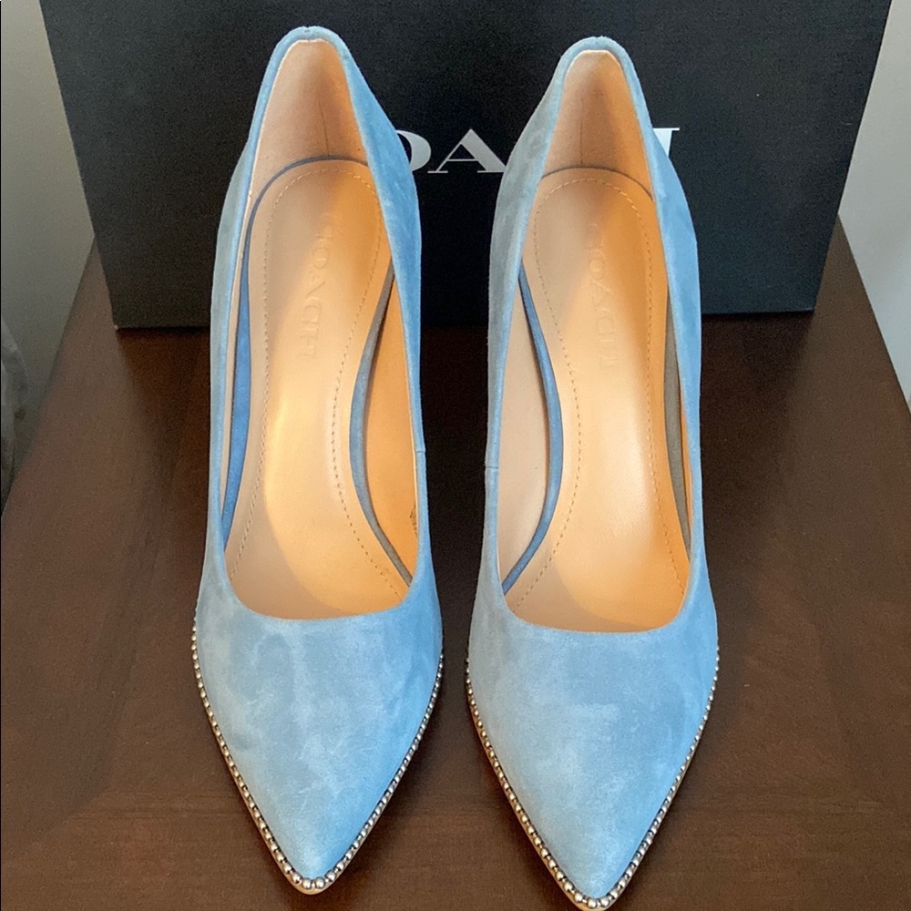 Coach Women's Blue Heels